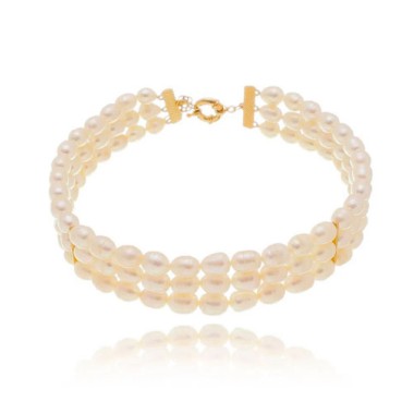 Choker Fios de Pérolas
